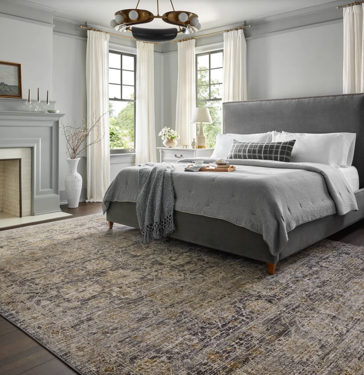 Katherine Charcoal/ Gold Rug