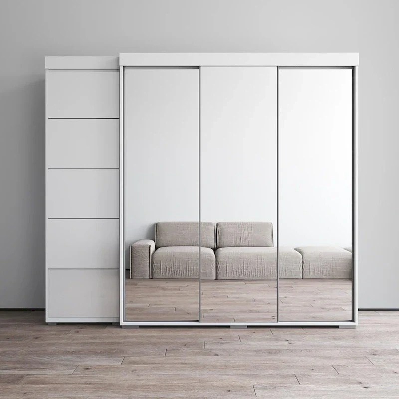 Three-Mirror Wardrobe