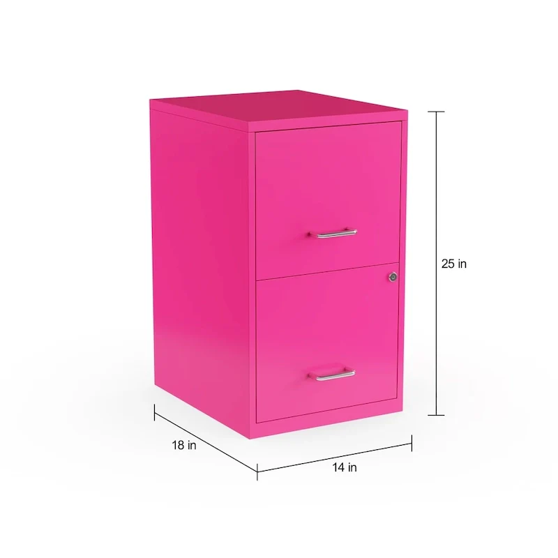 Space Solutions 18 Deep 2 Drawer Letter Width Vertical File Cabinet