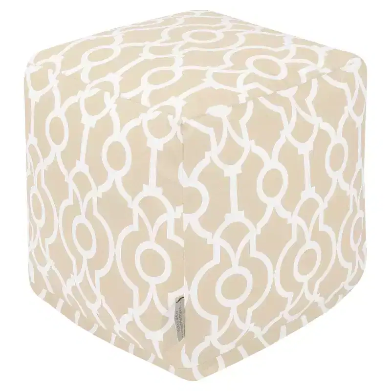 Majestic Home Goods,Cube Pouf Athens