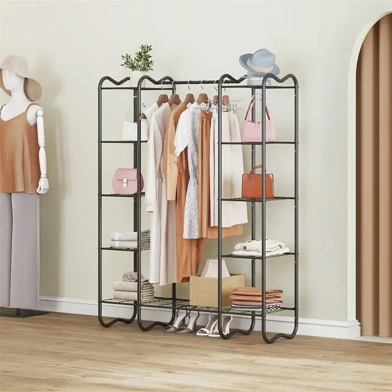 Portable Closet Wardrobe - 15.36 D x 49.2 W x 62.99 H
