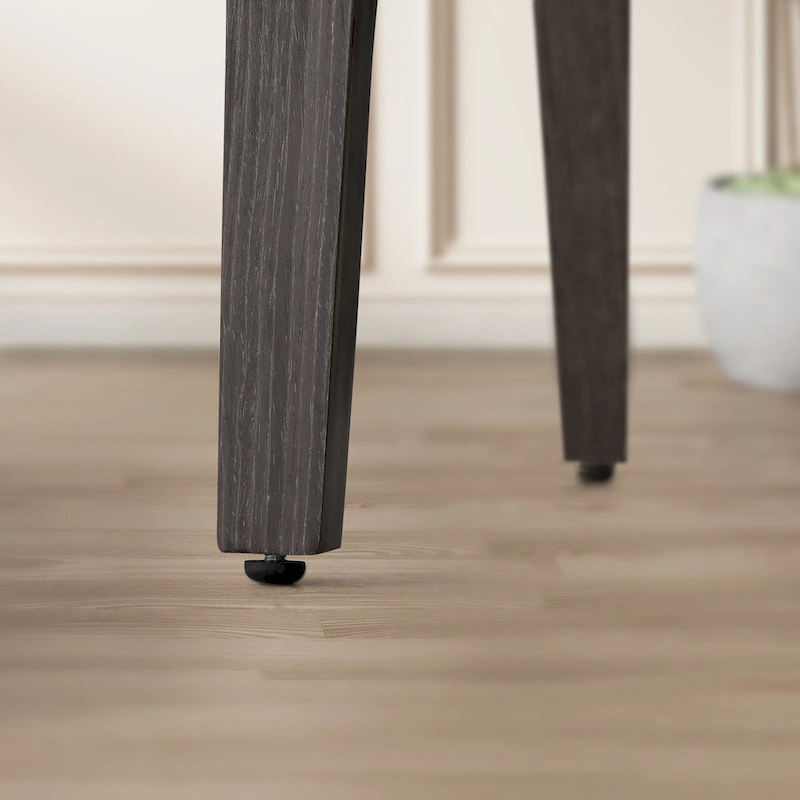 Art Leon Bentwood and PU Swivel Dining Chairs (Set of 2)