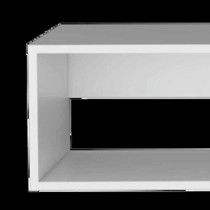 Modern TV Console Wall Mounted 59  Floating Media Stand with Shelves and Cable Management - 10.4H x 59.1W x 12.6D