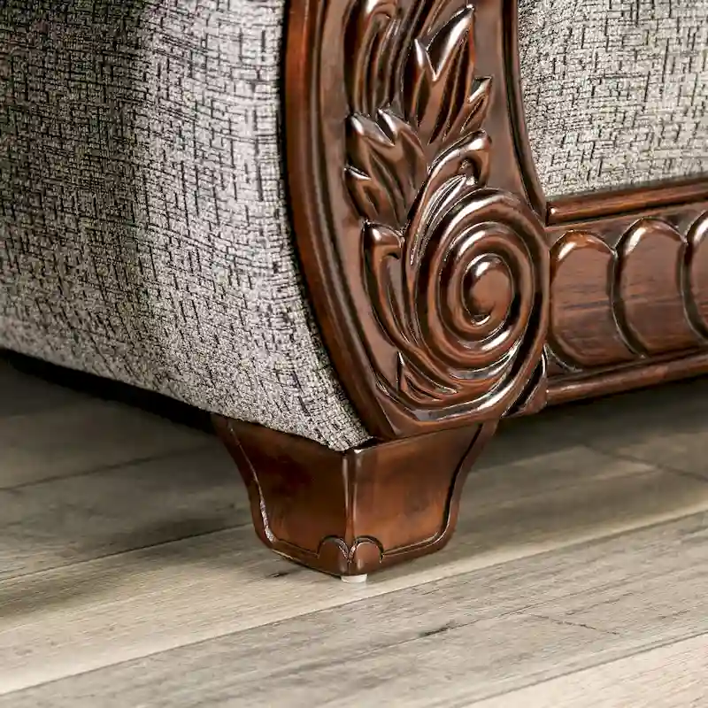 Mansuri Traditional Chenille Rolled Arms 2-Piece Sofa Set by Gracewood Hollow