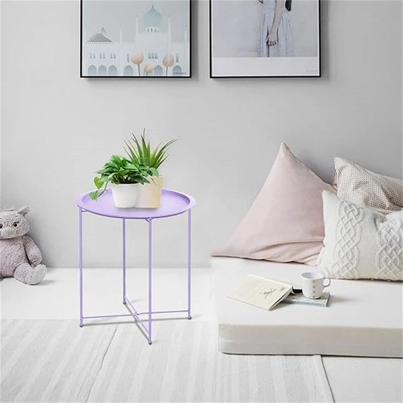 Tray Metal Side Table