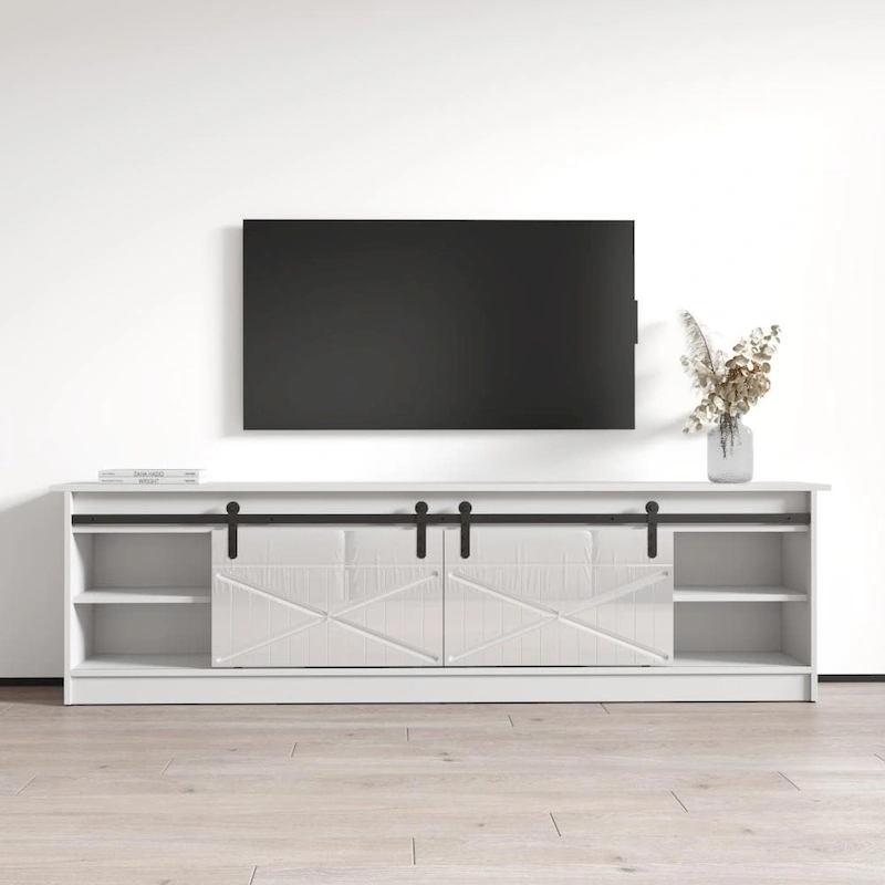 Granero BL-EF Electric Fireplace 79  TV Stand