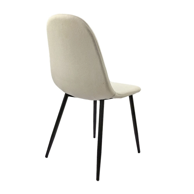 Modern Dining Room Chairs with Metal Legs(Set of 4) - N/A