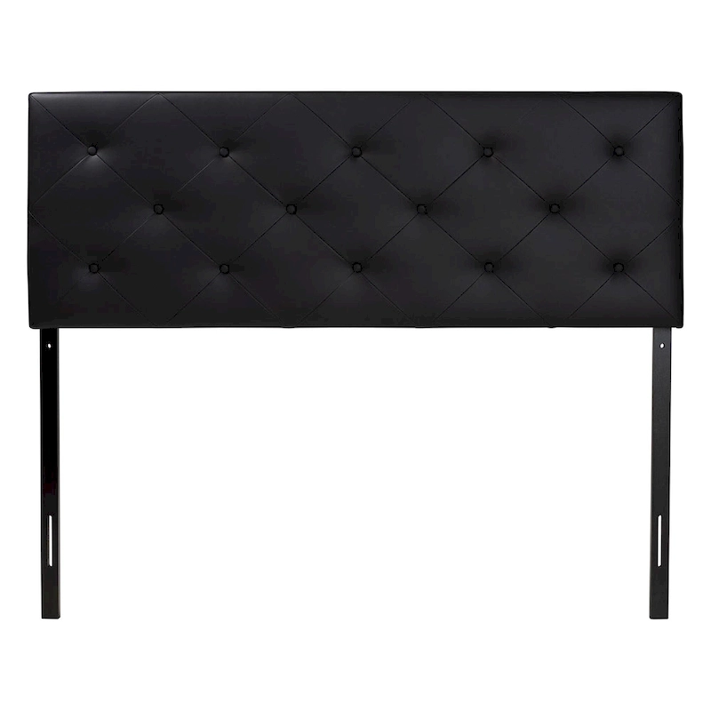 Porch & Den Minnehaha Contemporary Faux Leather Headboard