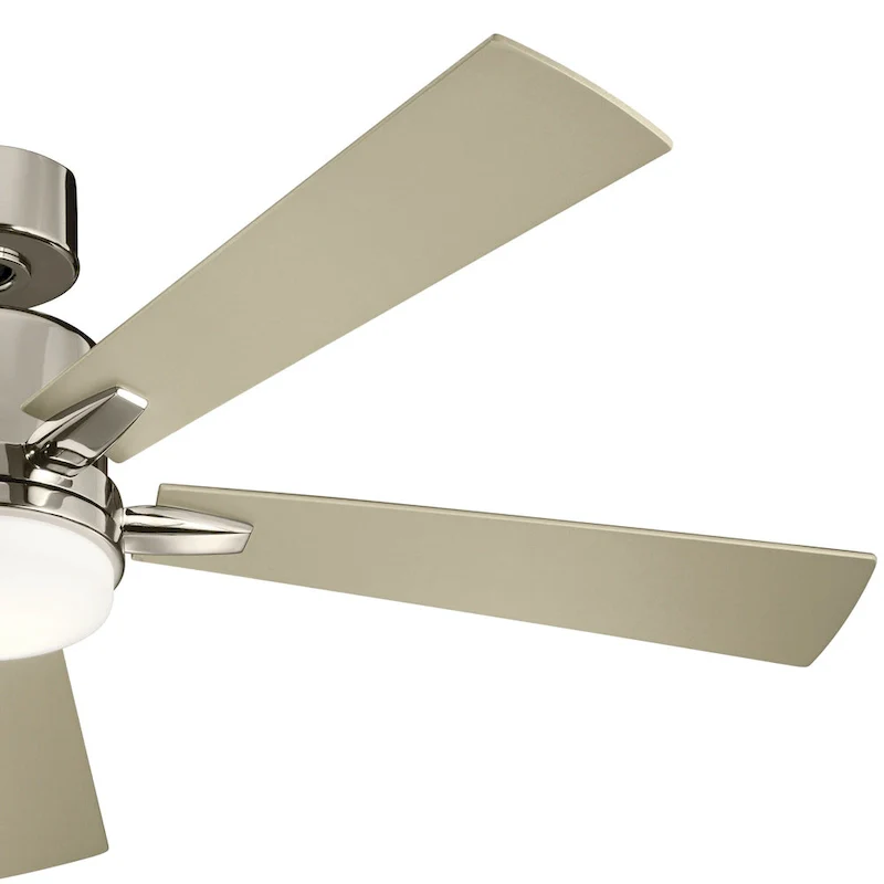 Kichler Lighting Lucian Collection 52-inch Polished Nickel LED Ceiling Fan