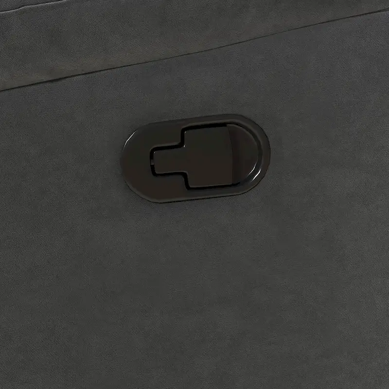 Manual Recliner Chair with Overstuffed Arm and Back