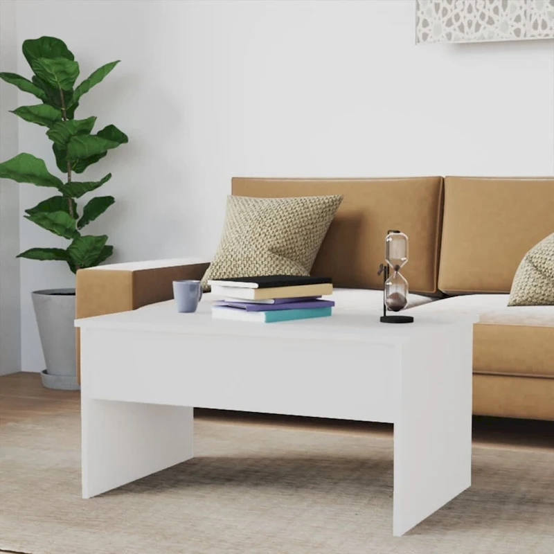 vidaXL Coffee Table Lift Top End Table Accent Side Sofa Table Engineered Wood - 31.5 x 19.9 x 16.3