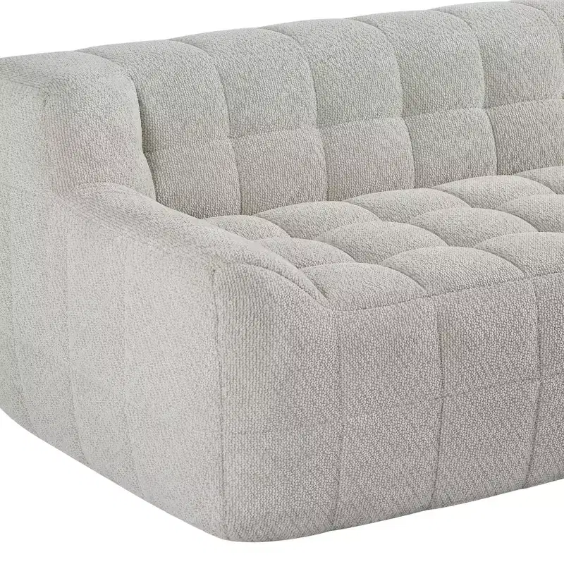 GDFStudio Tobey Modern 64.5 Square-Tufted Velvet Compression Foam Loveseat