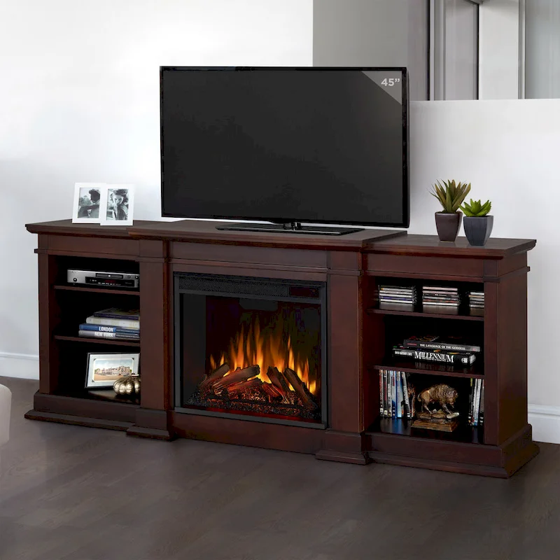 Fresno 72  Media Electric Fireplace by Real Flame