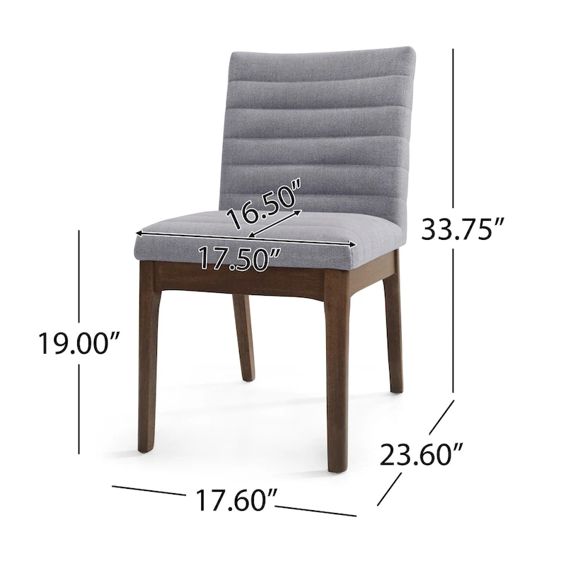 Lancer Channel Stitch Dining Chairs (Set of 2) by Christopher Knight Home