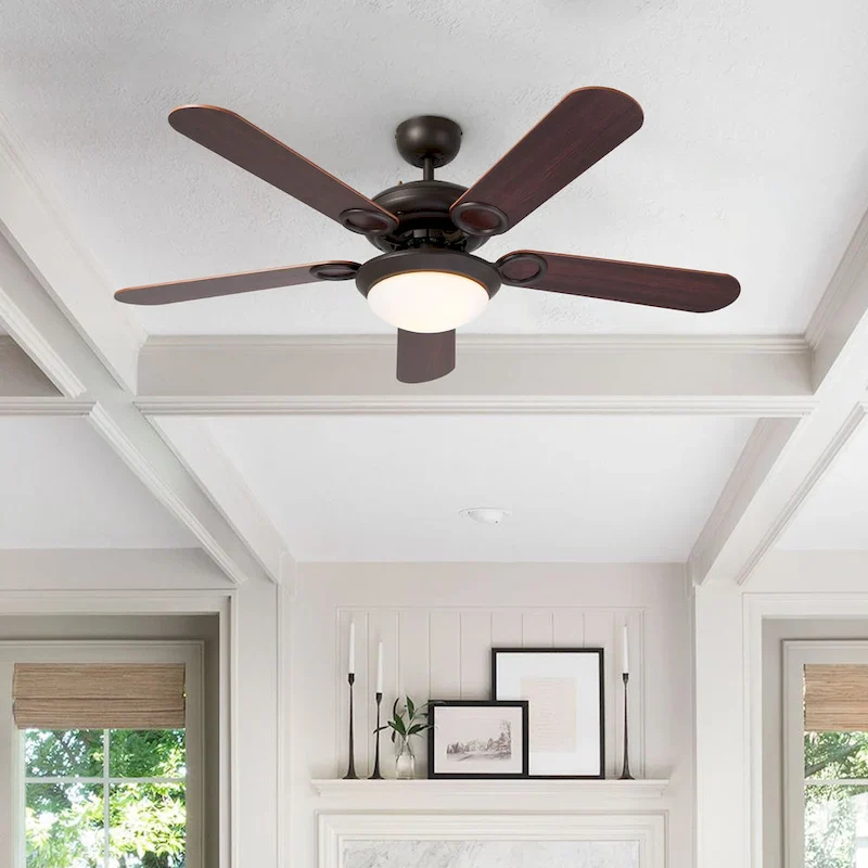 CO-Z 52  5-Blade Reversible Ceiling Fan with LED Light and Remote