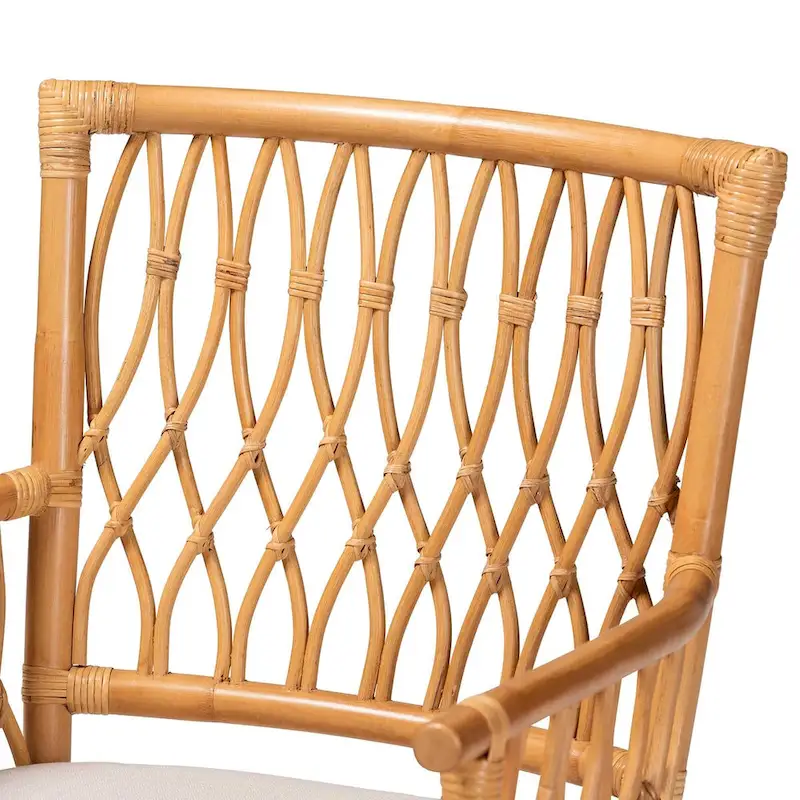 Maisa Bohemian Light Honey Rattan Arm Chair