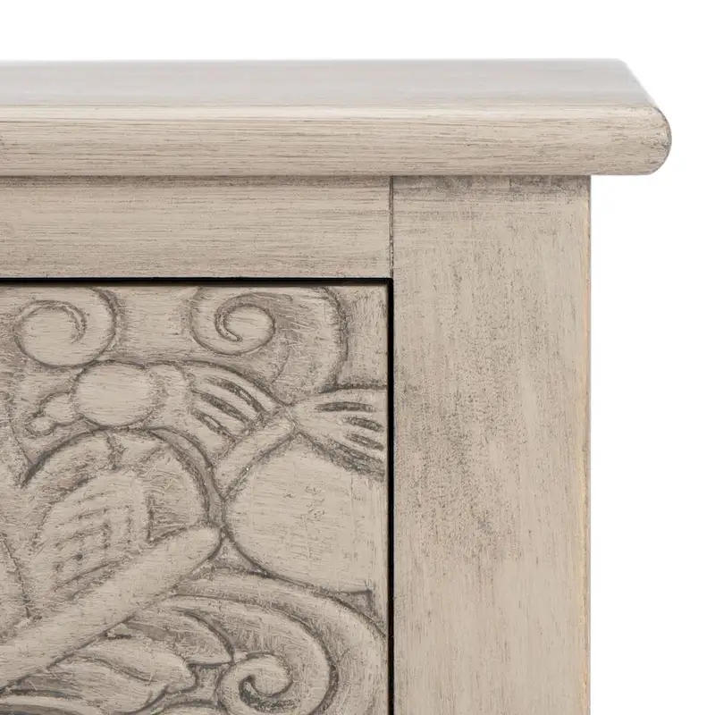 SAFAVIEH Leonia 2-Drawer Console Table - 35.5 W x 13 L x 29.5 H - 36Wx13Dx30H