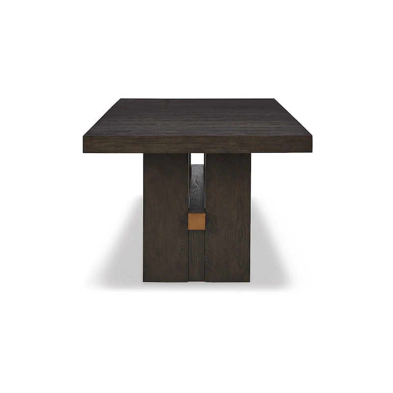 Signature Design by Ashley Burkhaus Dark Brown 10-Piece Dining Package