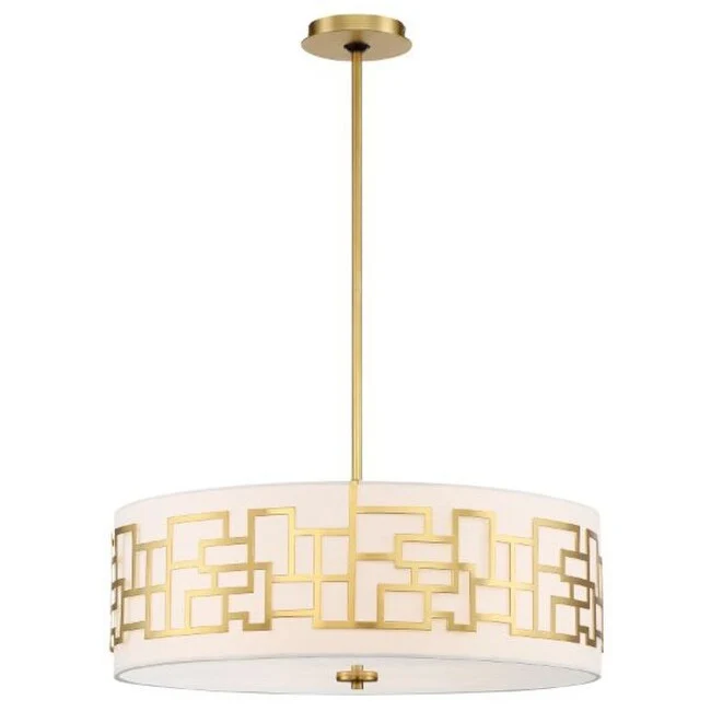 Kovacs Alecia's Necklace 24  Wide 4 Light Drum Pendant