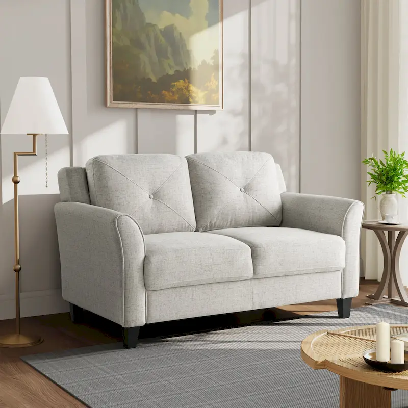 iLounge Harvard Microfiber Loveseat