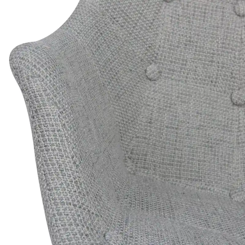 Polyester Upholstered Rocking Nursing Chair - Modern Accent Armchair for Home, Living Room, Bedroom
