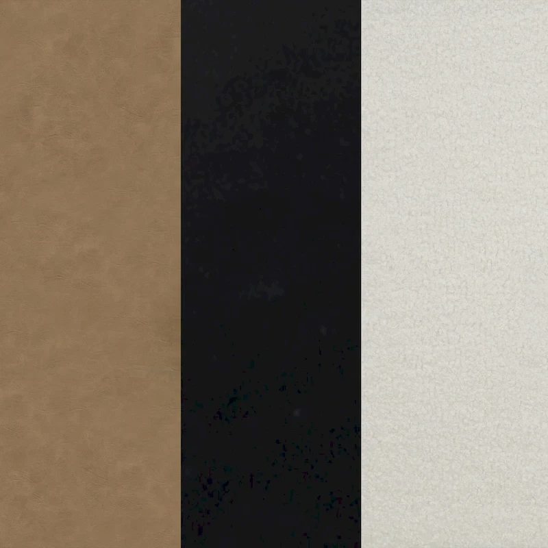 Charlie Wall Mount Boucle Upholstered Padded Headboard, Adjustable Height with Metal Rail