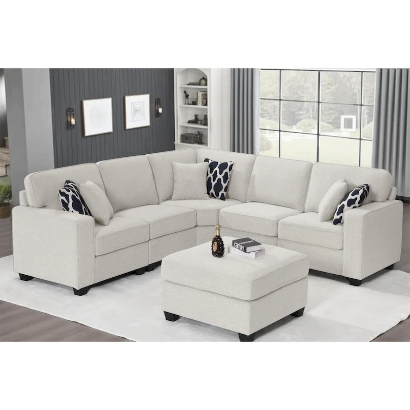 Flexible Combination Module Reversible Sectional Sofa