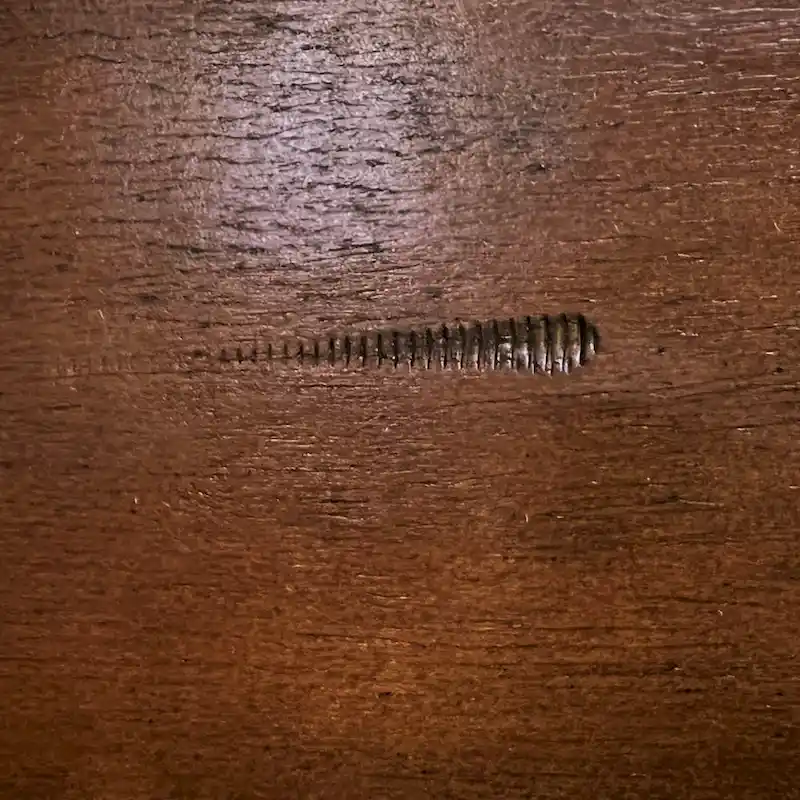 Roundhill Furniture Karven Wood 9-Piece Dining Set, Extendable Trestle Dining Table with 8 Chairs, Dark Hazelnut