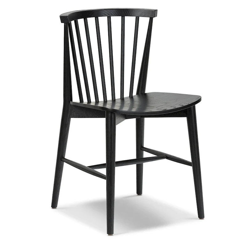 Poly & Bark Ligna Dining Chair - Spindled Bark with Solid Wood Frame