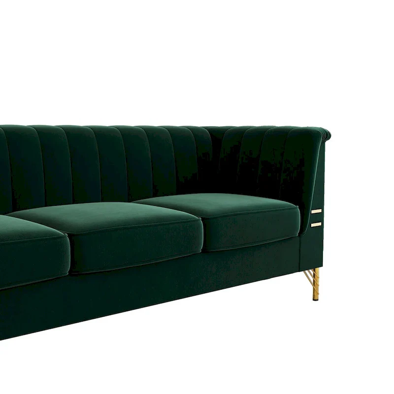 82.67 W Velvet Sofa