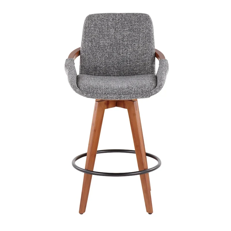 Carson Carrington Pugo 26 Fixed-Height Counter Stool in Noise Fabric