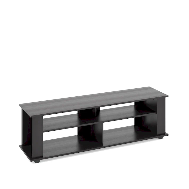 Black Wooden TV Stand - Up to 75