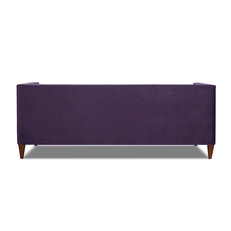 Jack 84 Mid-Century Modern Tuxedo Sofa with Bolster Pillows