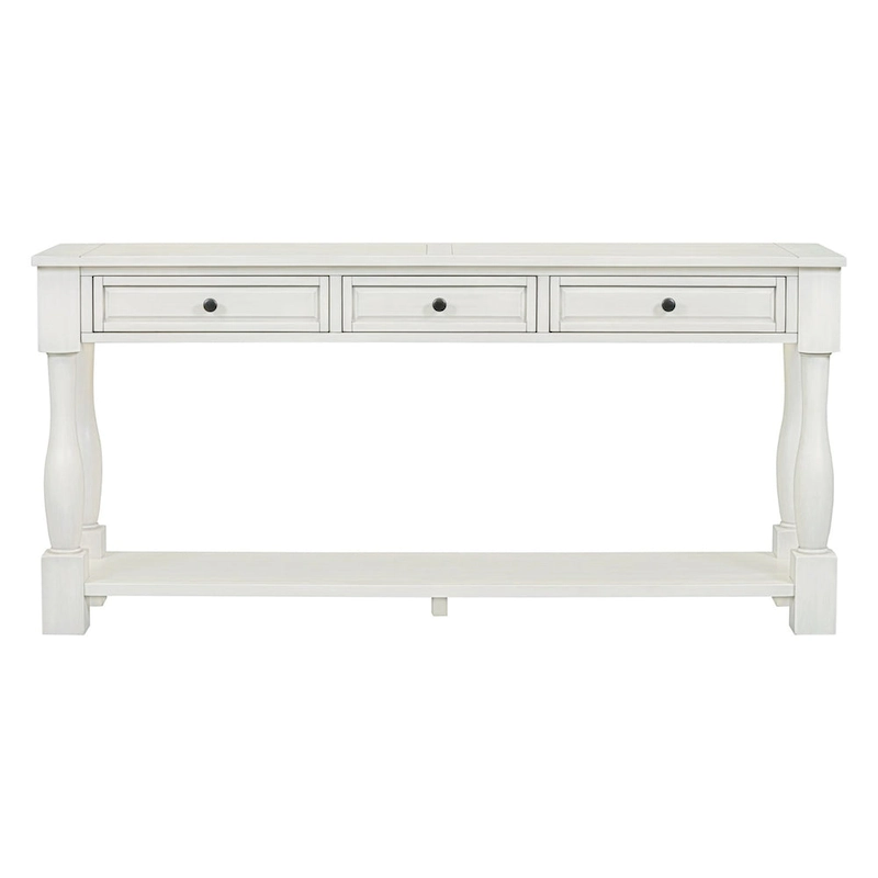 Merax 64 Long Extra-thick Console Table with Drawers and Shelf