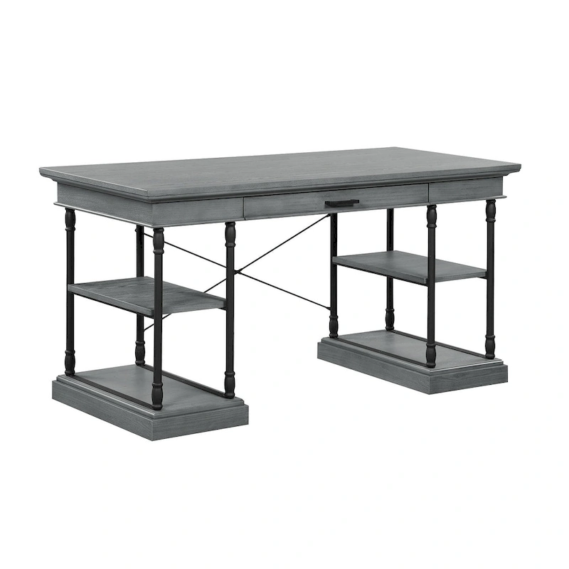 Corvus Ursula 59 1-Drawer Wooden Computer Writing Desk