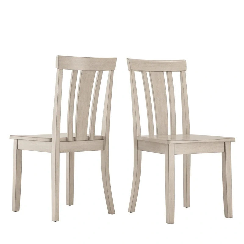 Wilmington II Slat Back Wood Dining Side Chairs by iNSPIRE Q Classic (Set of 2)