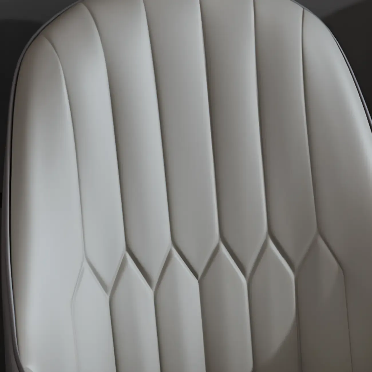 Glam Faux Leather Curved Back Armrest Dining Chair