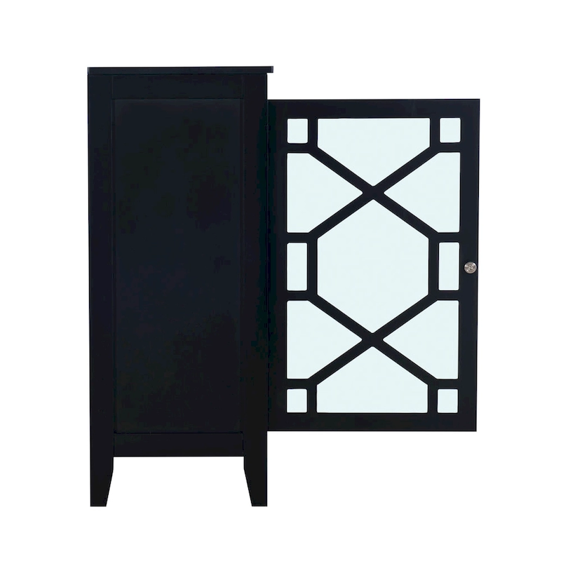 Ava Black Small Cabinet