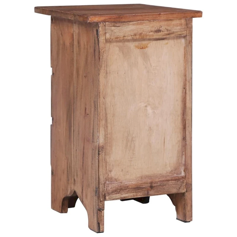 vidaXL Bedside Cabinet Solid Wood Mahogany