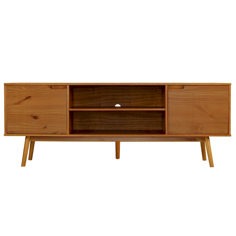 Middlebrook 70-inch Mid-Century Solid Wood TV Stand