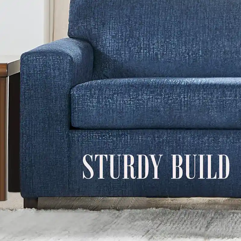 New Classic Furniture Leo Cushion Back Sofa, Made in USA