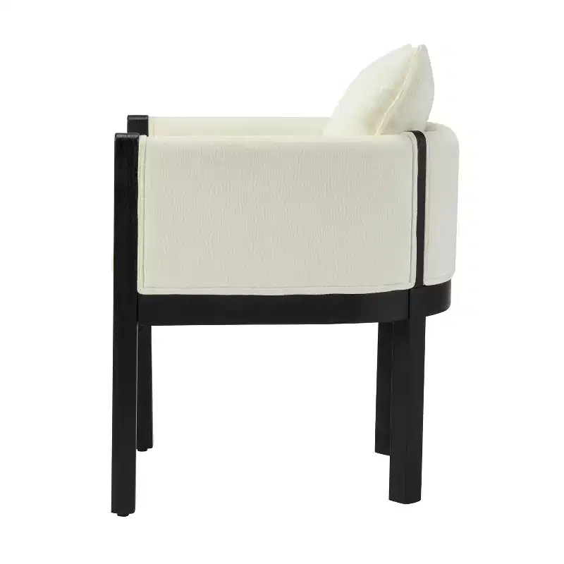 Christopher Knight Home Diana Modern Rubberwood Linen Upholstered Armchairs (Set of 2)