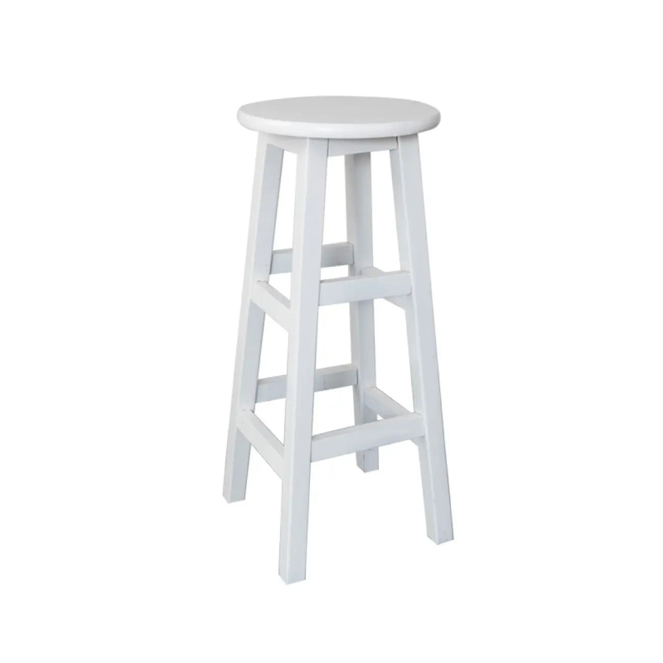 Counter Height Modern Wood Backless Bar Stools