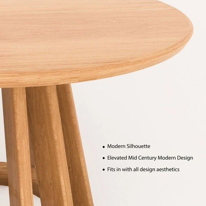 Andre Small Round 39 Bistro Dining Table By Aria-Home - N/A