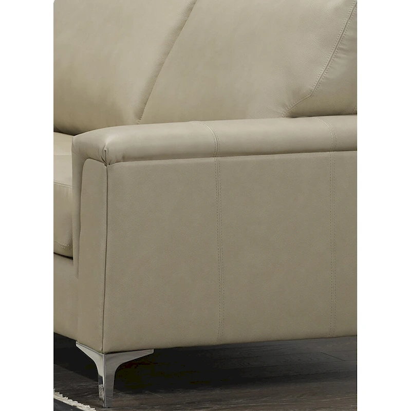 Lessa Modern Premium Top Grain Leather Sofa