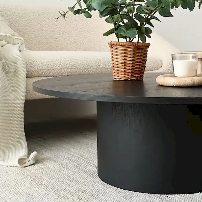 Pedestal 40  Coffee Table