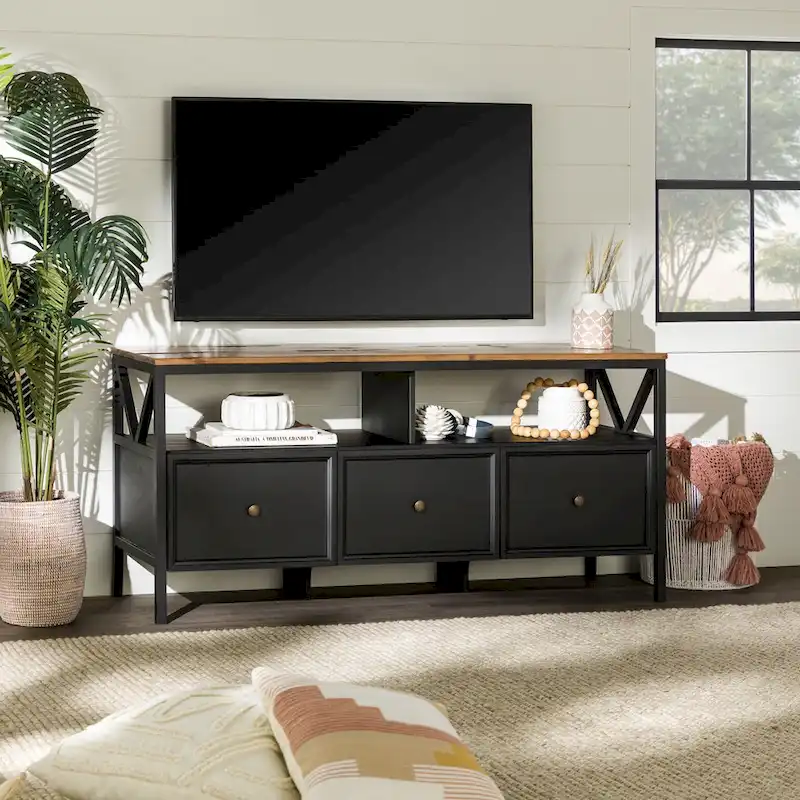 Middlebrook 60-inch Rustic 3-Drawer TV Stand