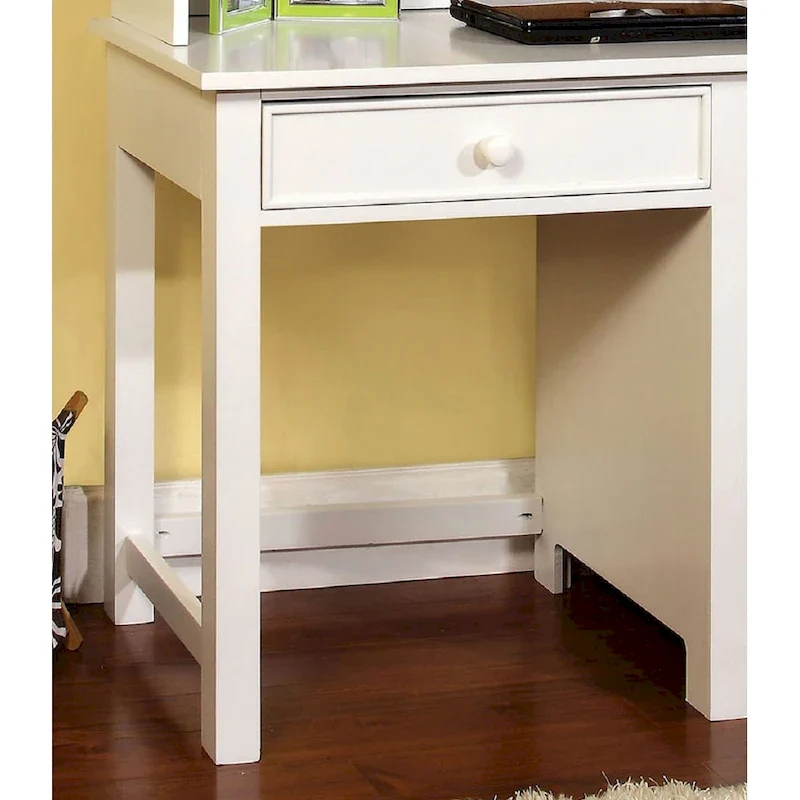 Wooden Desk with Four Drawers