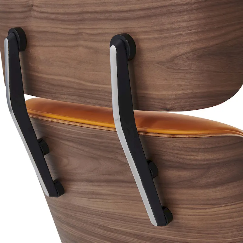 Mid Century Modern Leather Lounge Chair Armchair Recliner