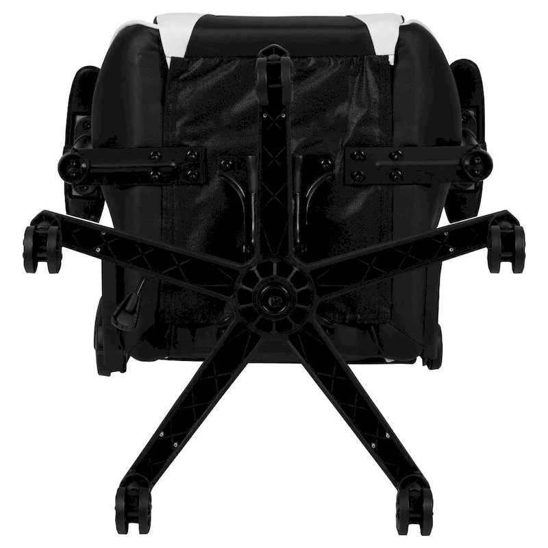 Racing Gaming Ergonomic Chair with Fully Reclining Back in Red LeatherSoft